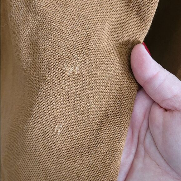 Basile Made in Italy Rust Orange Long Coat size Small - Picture 5 of 14